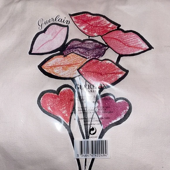 Very Rare Guerlain Lips Tote Bag - Picture 2 of 3